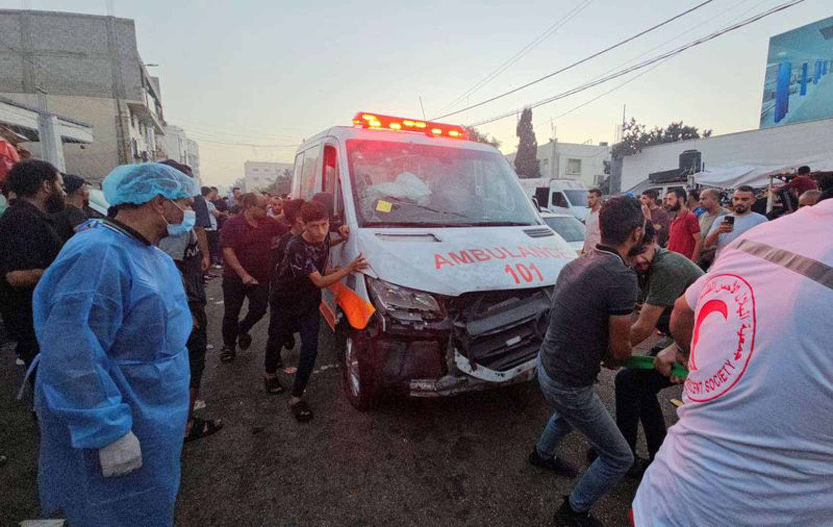Ambulances Reportedly Hit in Gaza amid Conflicting Accounts
