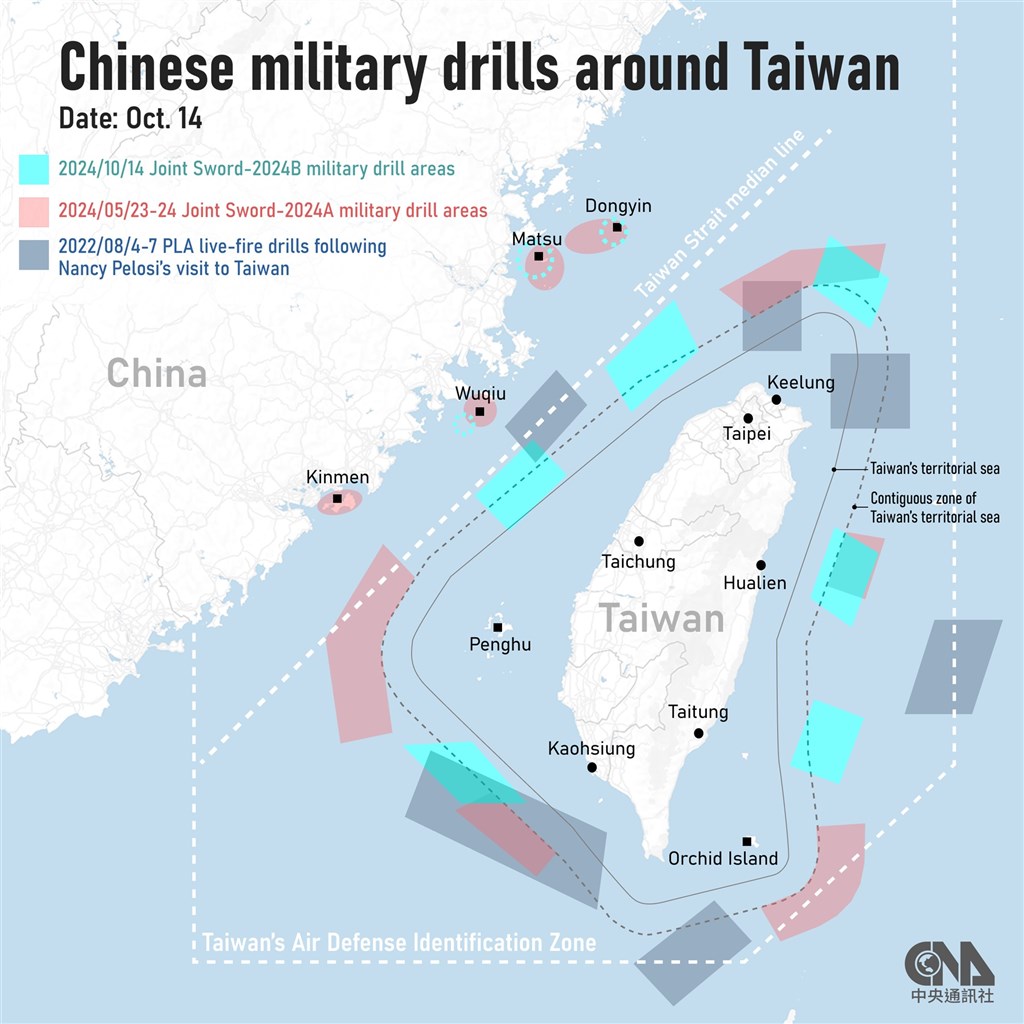 China’s Military Drills Near Taiwan Seen as a Response to Independence Rhetoric